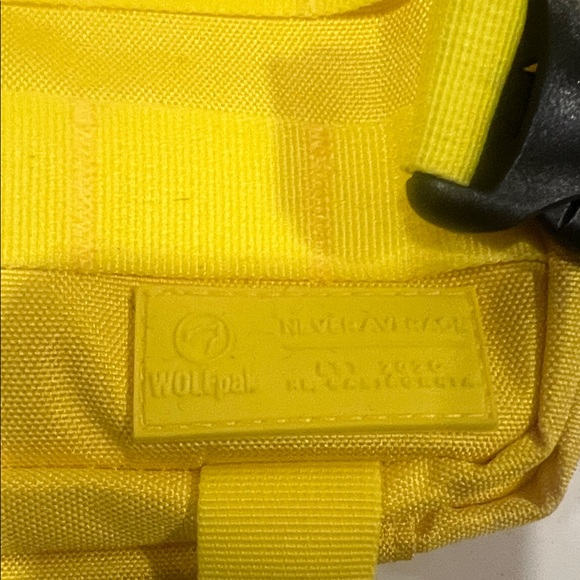 NWOT Wolfpak Yellow Tactical 9L Backpack main image 3